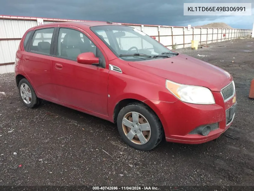 2009 Chevrolet Aveo Lt VIN: KL1TD66E49B306991 Lot: 40742696