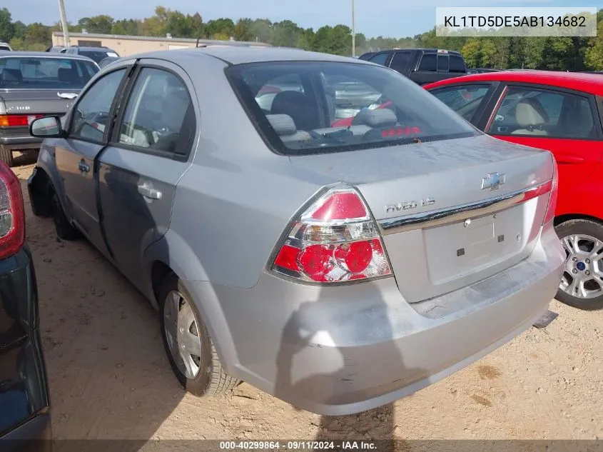 2010 Chevrolet Aveo Lt VIN: KL1TD5DE5AB134682 Lot: 40299864