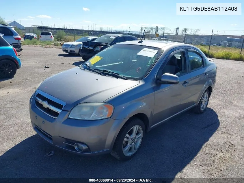 KL1TG5DE8AB112408 2010 Chevrolet Aveo Lt