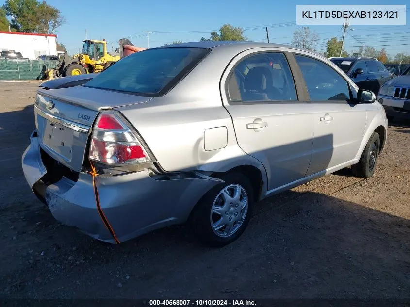 KL1TD5DEXAB123421 2010 Chevrolet Aveo Lt