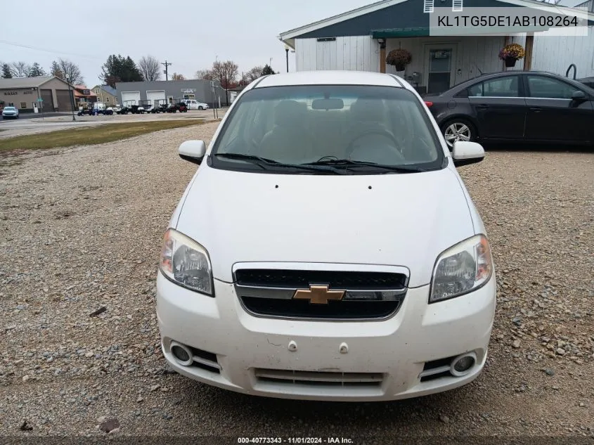 KL1TG5DE1AB108264 2010 Chevrolet Aveo Lt