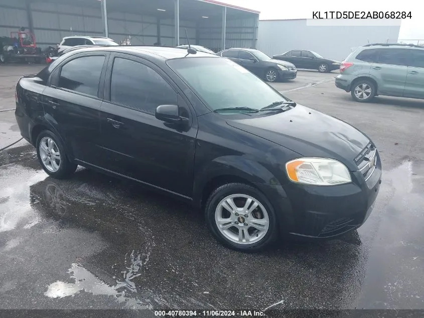 2010 Chevrolet Aveo Lt VIN: KL1TD5DE2AB068284 Lot: 40780394