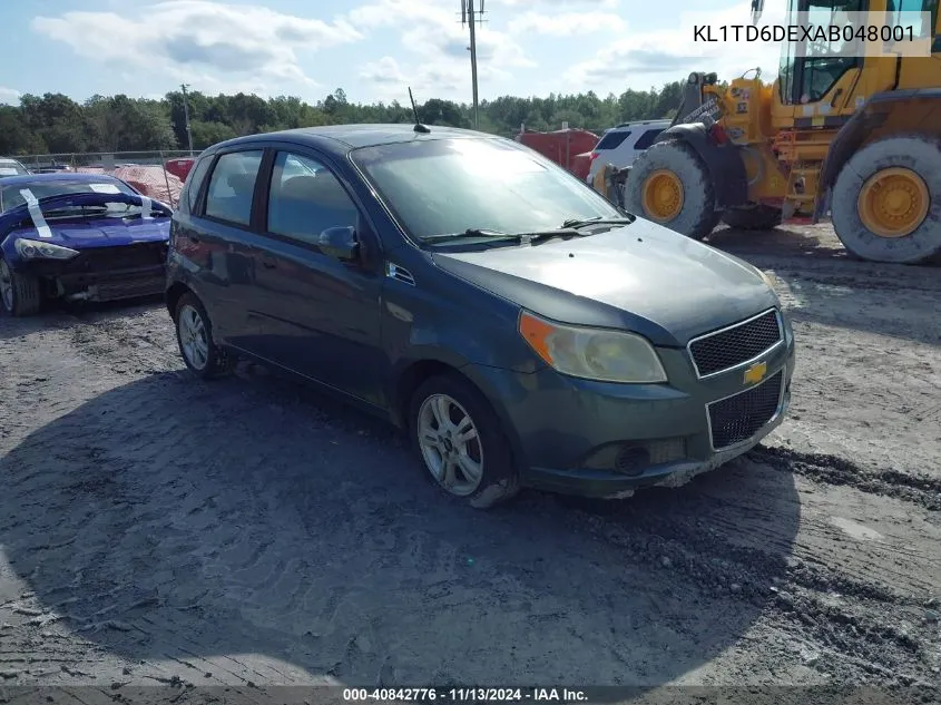 KL1TD6DEXAB048001 2010 Chevrolet Aveo Lt