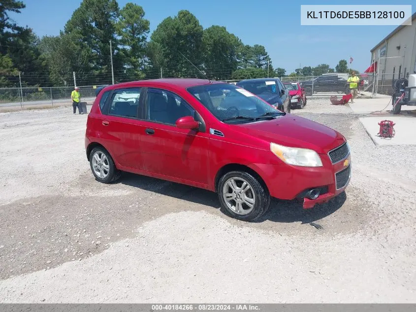 2011 Chevrolet Aveo 1Lt VIN: KL1TD6DE5BB128100 Lot: 40184266