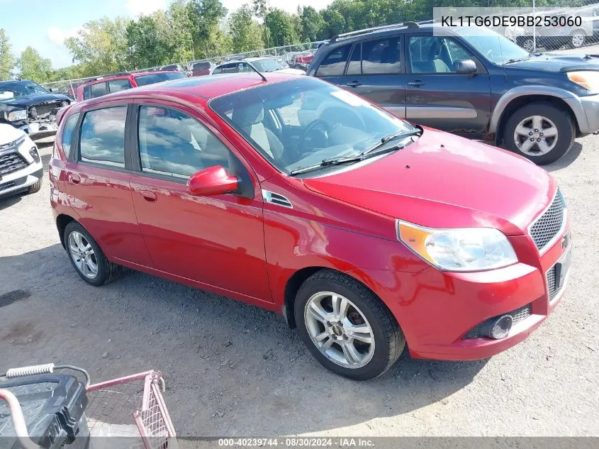 2011 Chevrolet Aveo 2Lt VIN: KL1TG6DE9BB253060 Lot: 40239744