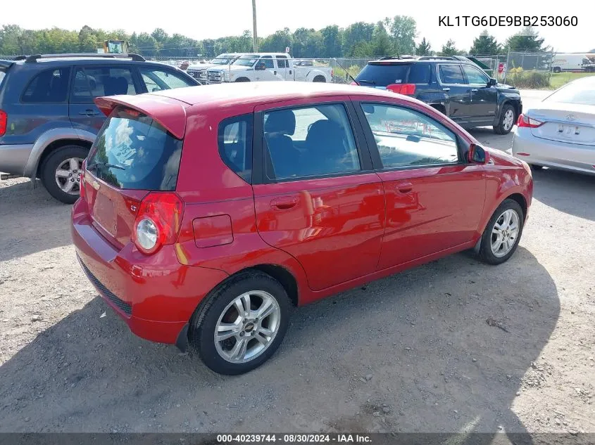 2011 Chevrolet Aveo 2Lt VIN: KL1TG6DE9BB253060 Lot: 40239744