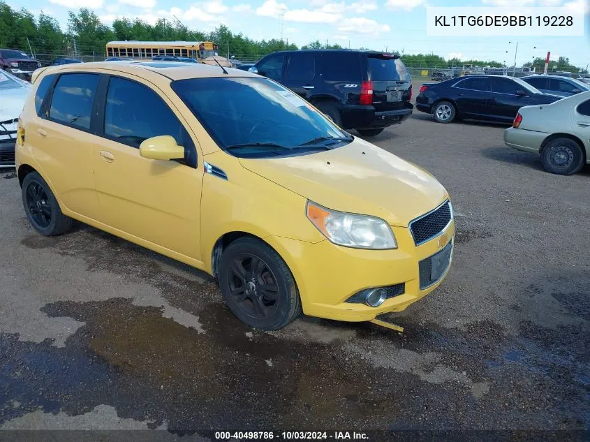 2011 Chevrolet Aveo 2Lt VIN: KL1TG6DE9BB119228 Lot: 40498786