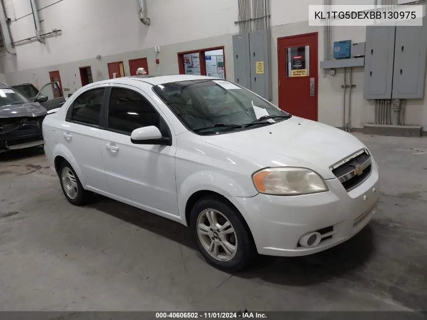 2011 Chevrolet Aveo 2Lt VIN: KL1TG5DEXBB130975 Lot: 40606502