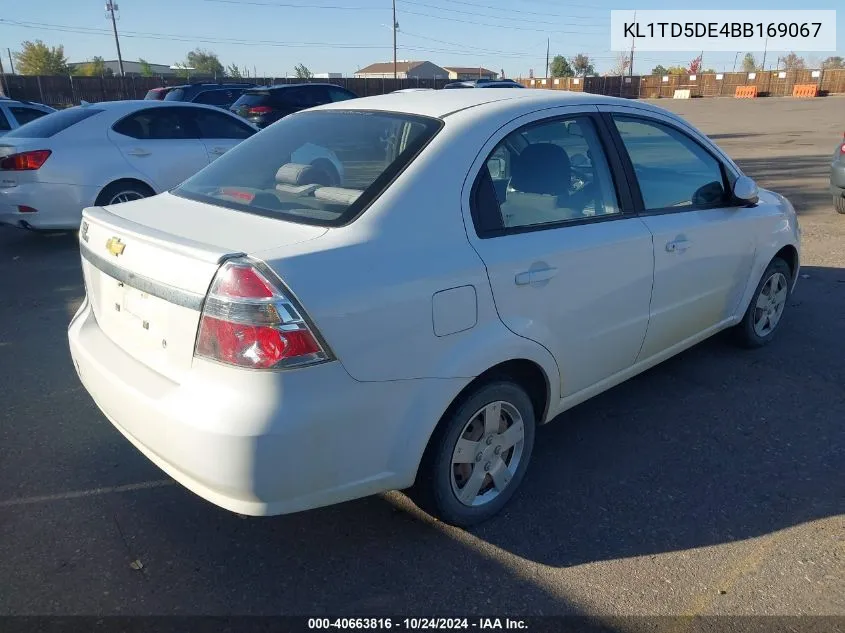 KL1TD5DE4BB169067 2011 Chevrolet Aveo 1Lt