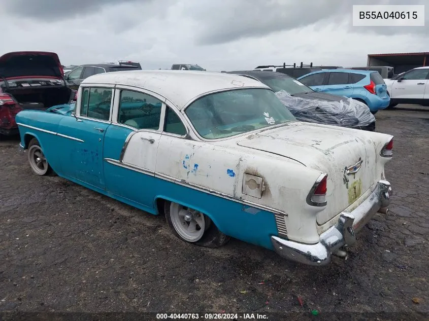 1955 Chevrolet Bel Air VIN: B55A040615 Lot: 40440763