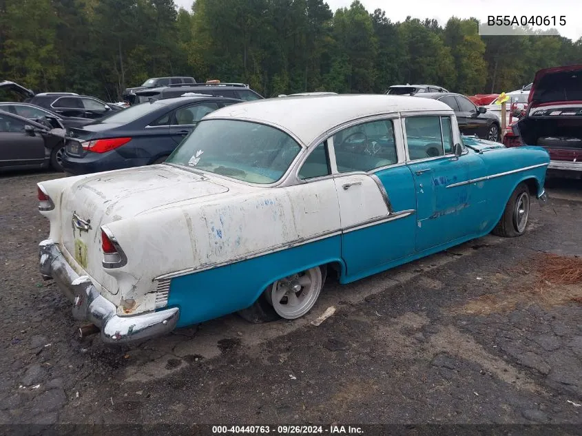 B55A040615 1955 Chevrolet Bel Air