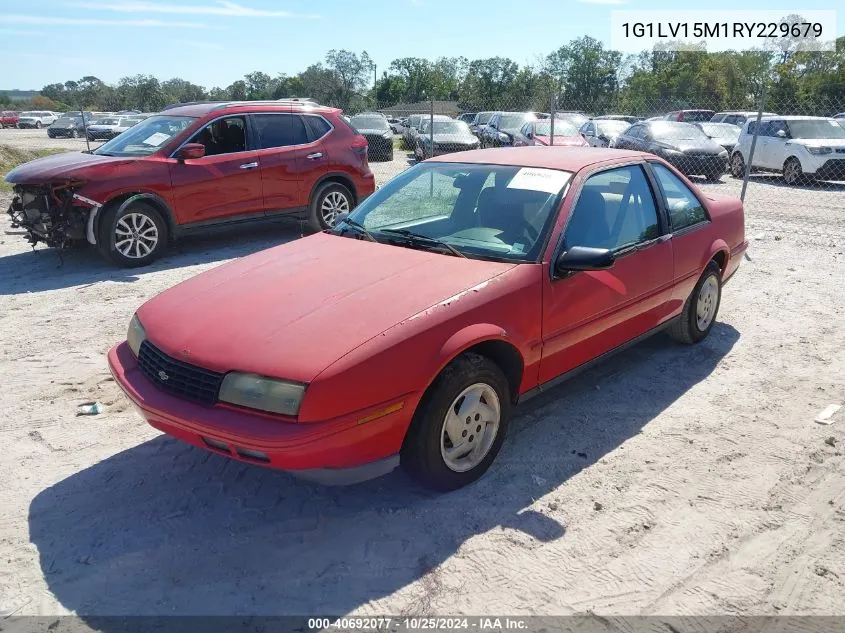 1994 Chevrolet Beretta VIN: 1G1LV15M1RY229679 Lot: 40692077