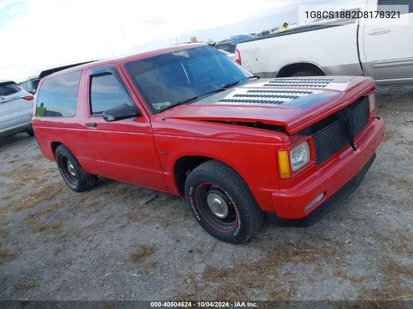 1983 Chevrolet Blazer S10 VIN: 1G8CS18B2D8178321 Lot: 40504624