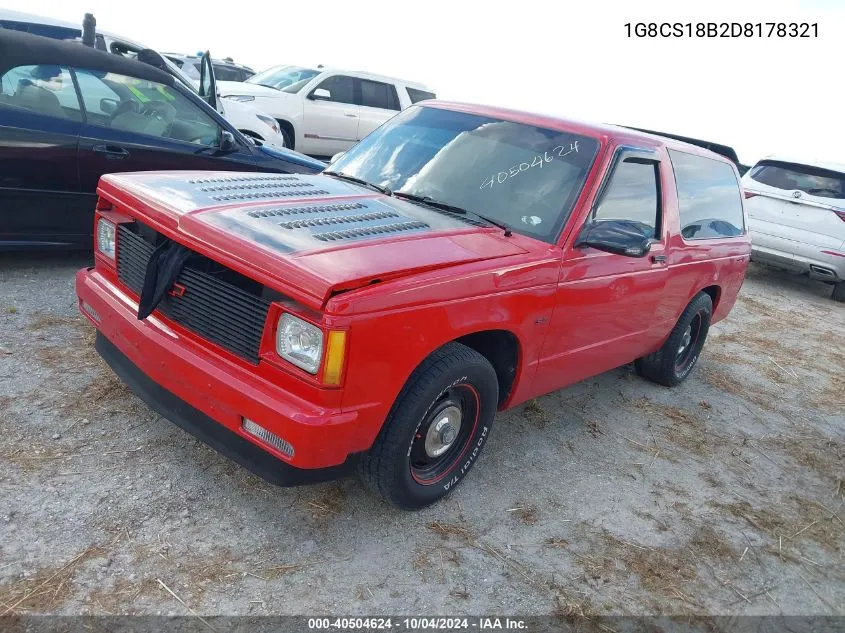 1983 Chevrolet Blazer S10 VIN: 1G8CS18B2D8178321 Lot: 40504624