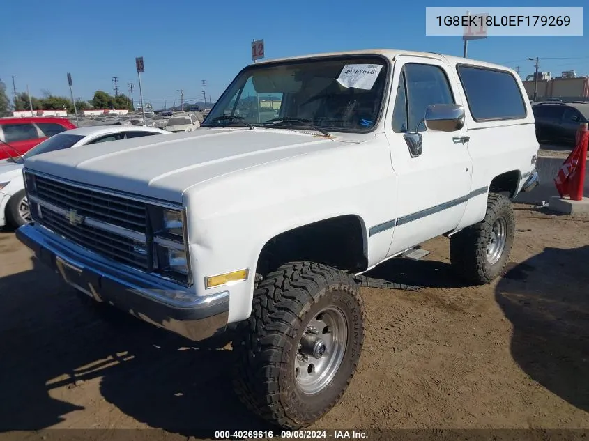 1G8EK18L0EF179269 1984 Chevrolet Blazer K10