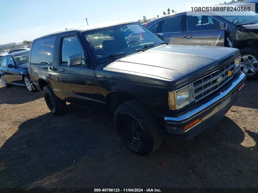 1985 Chevrolet Blazer S10 VIN: 1G8CS18B8F8240565 Lot: 40786123