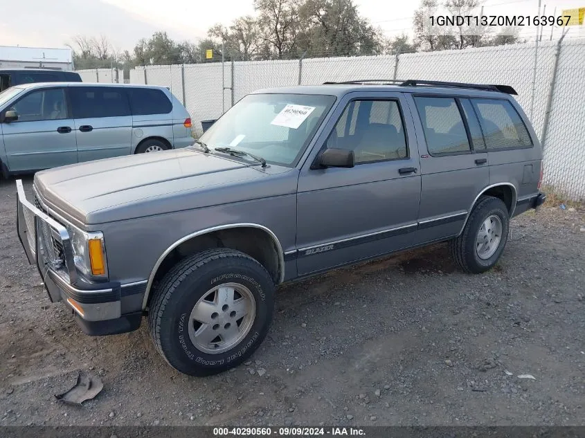 1991 Chevrolet Blazer S10 VIN: 1GNDT13Z0M2163967 Lot: 40290560