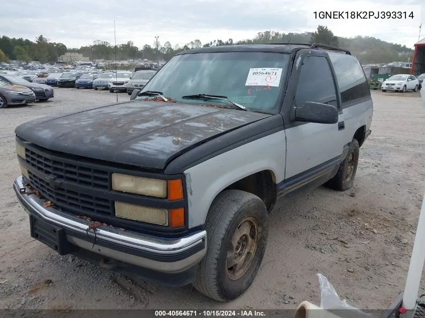 1GNEK18K2PJ393314 1993 Chevrolet Blazer K1500