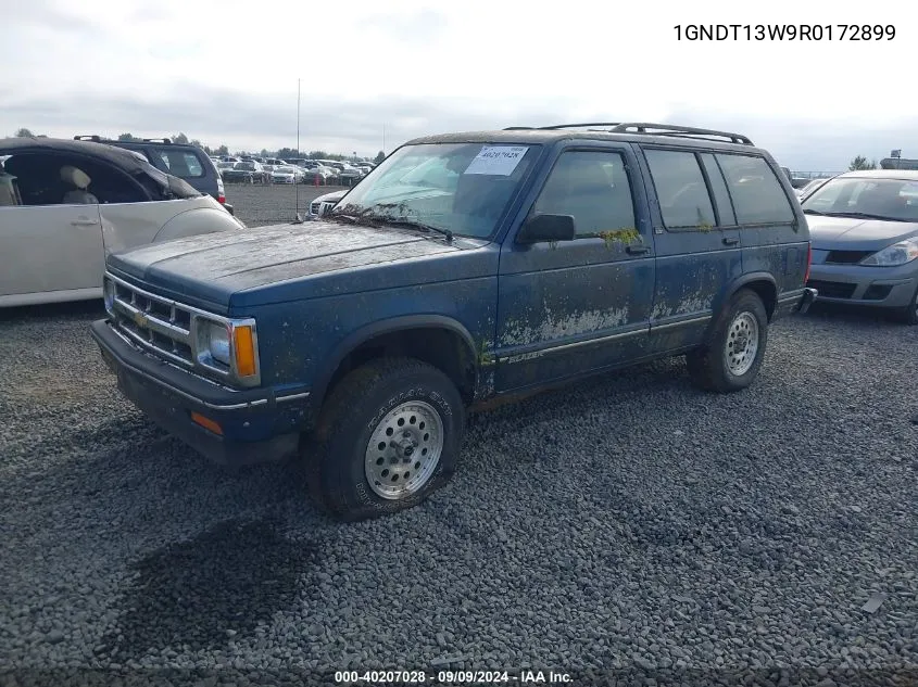 1994 Chevrolet Blazer S10 VIN: 1GNDT13W9R0172899 Lot: 40207028