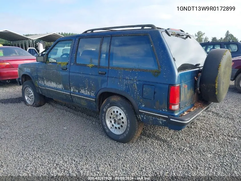 1994 Chevrolet Blazer S10 VIN: 1GNDT13W9R0172899 Lot: 40207028