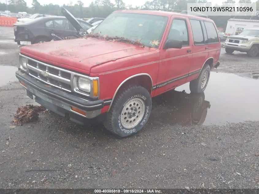 1994 Chevrolet Blazer S10 VIN: 1GNDT13W5R2110596 Lot: 40385818