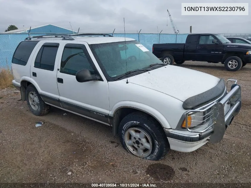 1995 Chevrolet Blazer VIN: 1GNDT13WXS2230796 Lot: 40739554