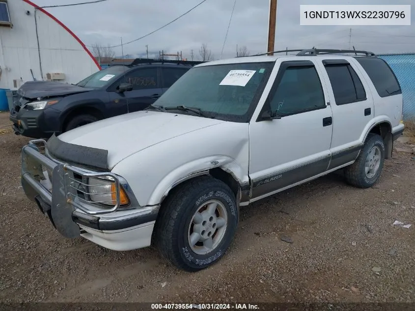 1995 Chevrolet Blazer VIN: 1GNDT13WXS2230796 Lot: 40739554