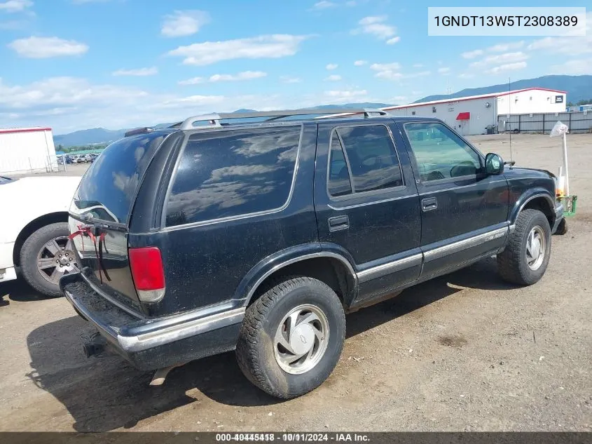 1996 Chevrolet Blazer VIN: 1GNDT13W5T2308389 Lot: 40616254