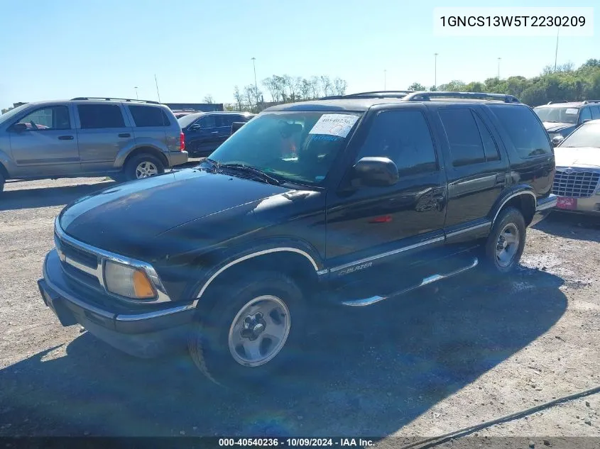 1996 Chevrolet Blazer VIN: 1GNCS13W5T2230209 Lot: 40540236