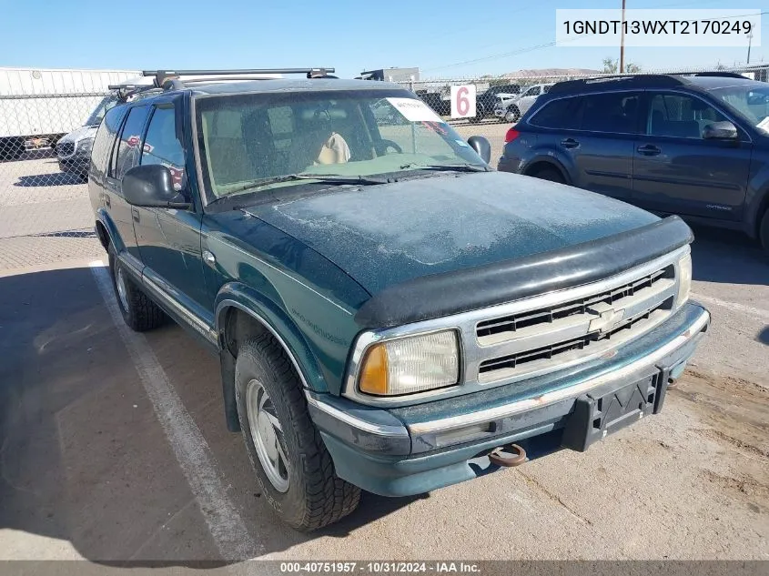 1996 Chevrolet Blazer VIN: 1GNDT13WXT2170249 Lot: 40751957