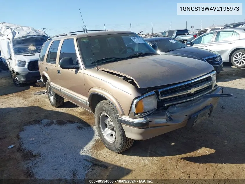 1997 Chevrolet Blazer Ls VIN: 1GNCS13W4V2195973 Lot: 40554066