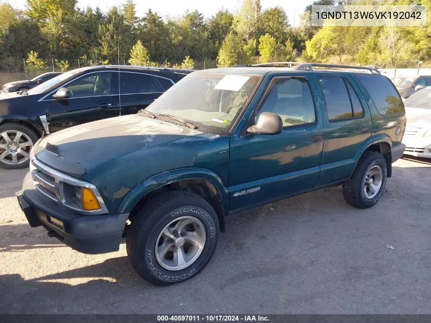 1997 Chevrolet Blazer VIN: 1GNDT13W6VK192042 Lot: 40597011