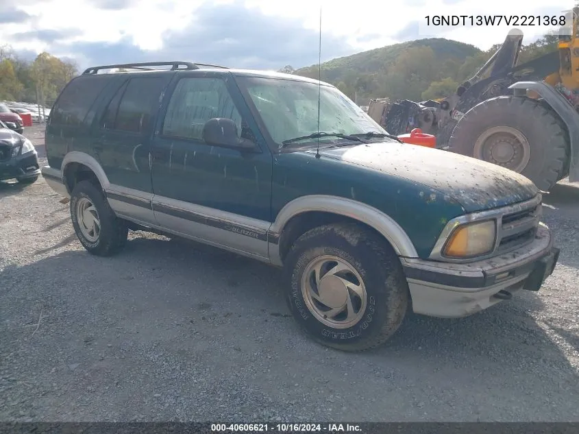 1997 Chevrolet Blazer Lt VIN: 1GNDT13W7V2221368 Lot: 40606621