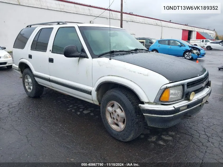 1997 Chevrolet Blazer Ls VIN: 1GNDT13W6VK189352 Lot: 40867780