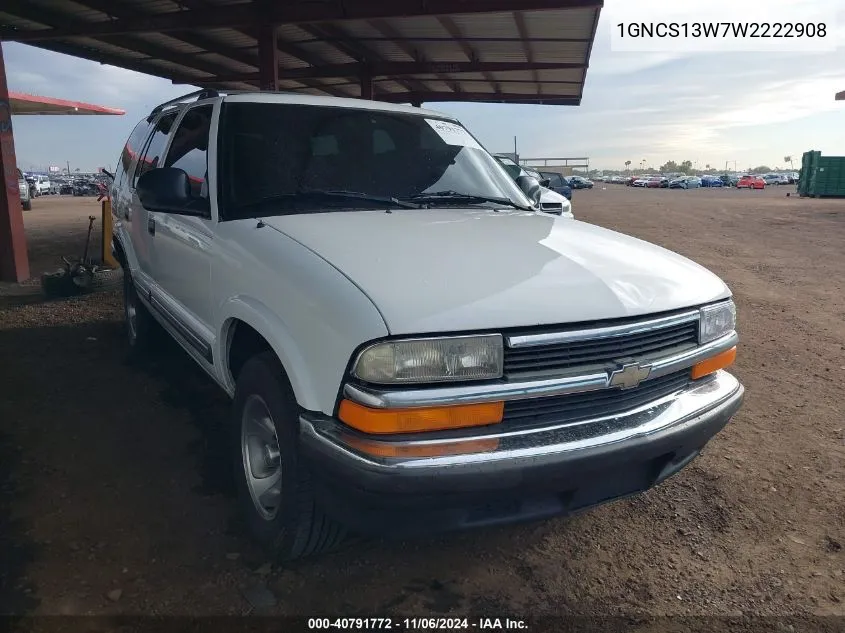 1GNCS13W7W2222908 1998 Chevrolet Blazer Ls