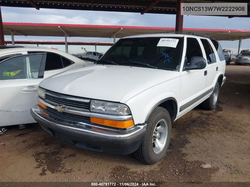 1GNCS13W7W2222908 1998 Chevrolet Blazer Ls