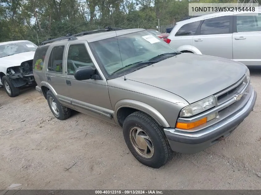 1999 Chevrolet Blazer Lt VIN: 1GNDT13W5X2154448 Lot: 40312315