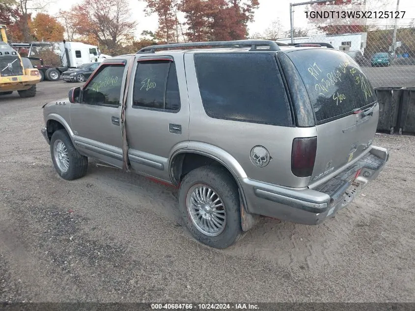 1999 Chevrolet Blazer Ls VIN: 1GNDT13W5X2125127 Lot: 40684766