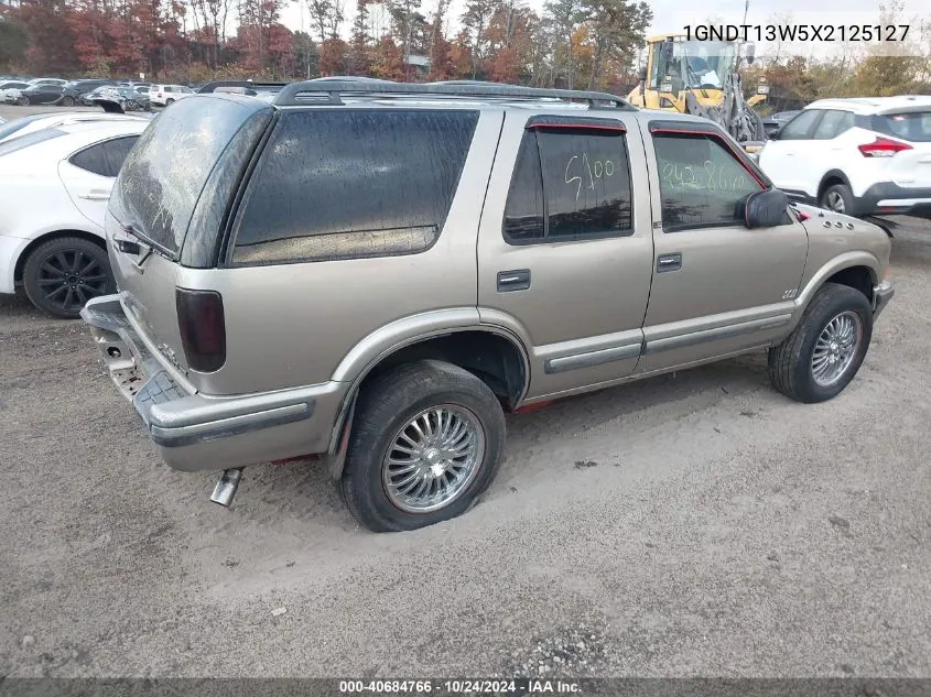 1999 Chevrolet Blazer Ls VIN: 1GNDT13W5X2125127 Lot: 40684766