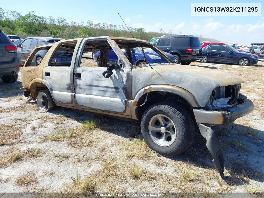 2002 Chevrolet Blazer Ls VIN: 1GNCS13W82K211295 Lot: 40659164