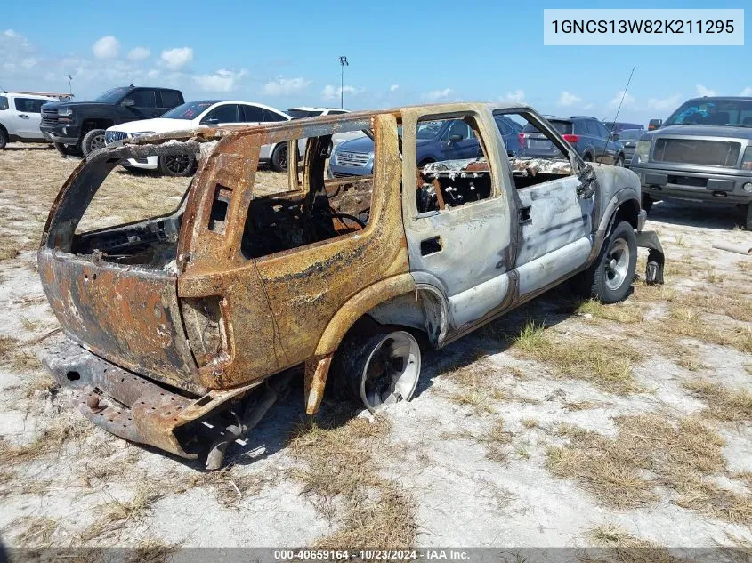 2002 Chevrolet Blazer Ls VIN: 1GNCS13W82K211295 Lot: 40659164