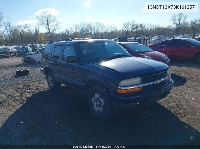 2003 Chevrolet Blazer VIN: 1GNDT13X73K161257 Lot: 40820755