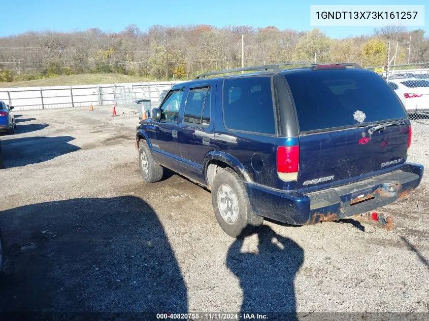 2003 Chevrolet Blazer VIN: 1GNDT13X73K161257 Lot: 40820755