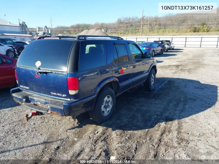 2003 Chevrolet Blazer VIN: 1GNDT13X73K161257 Lot: 40820755