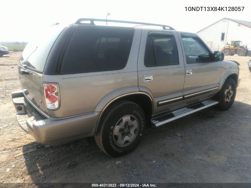 2004 Chevrolet Blazer Ls VIN: 1GNDT13X84K128057 Lot: 40313822