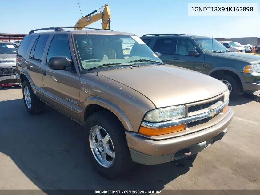 2004 Chevrolet Blazer Ls VIN: 1GNDT13X94K163898 Lot: 40330197