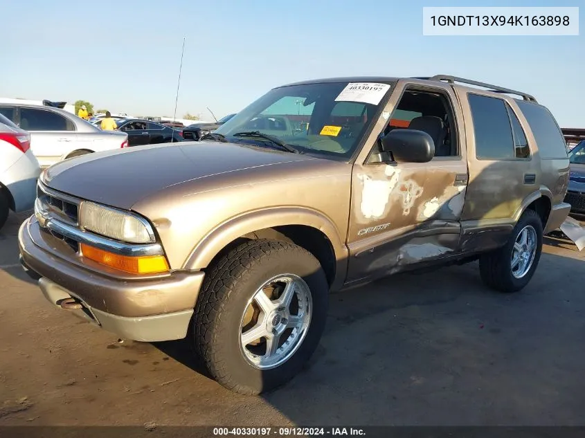 2004 Chevrolet Blazer Ls VIN: 1GNDT13X94K163898 Lot: 40330197