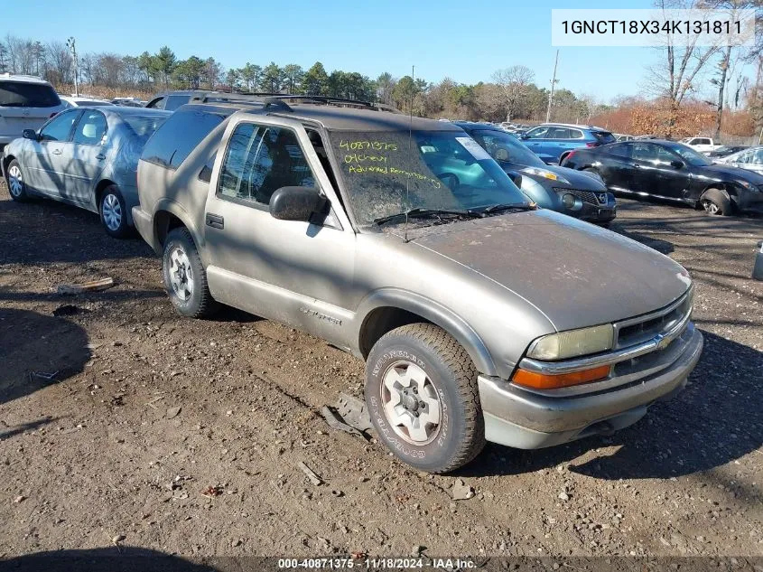 2004 Chevrolet Blazer Ls VIN: 1GNCT18X34K131811 Lot: 40871375