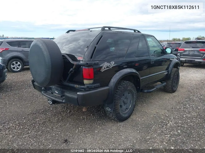 1GNCT18X85K112611 2005 Chevrolet Blazer