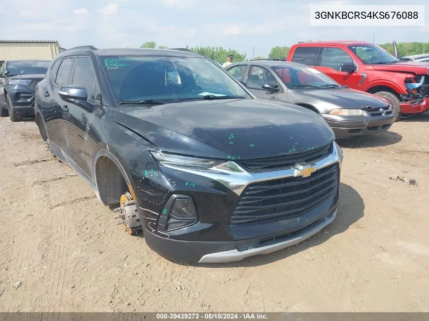 2019 Chevrolet Blazer VIN: 3GNKBCRS4KS676088 Lot: 39439273